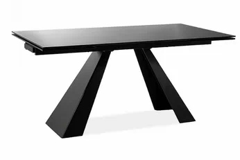 Stůl rozkladany Salvador 160-240x90 cm - černá