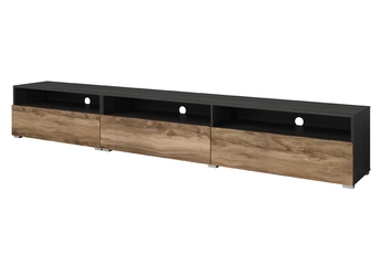 skříňka RTV Baros 40 z wnekami 270 cm - touchwood / ořech sattin