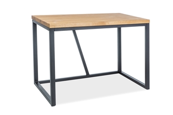 Písací stôl SILVIO OKLEINA prírodná dub / Čierny 110X60X75 