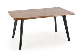 Stôl rozkladany Sanvi 150-210x90 cm - Dub prírodné / Čierny