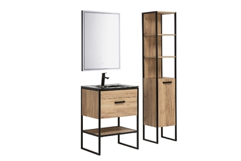 moderná Komplet nábytku do kúpeľne Brooklyn - Dub Craft - 60 cm
