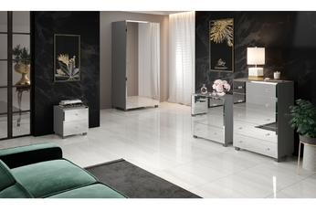 Komplet nábytkudo obývačky Bellagio - šedý mat