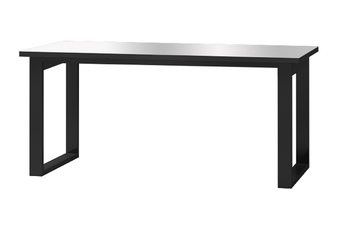 Stôl rozkladany 170-225 Helio 92 - Čierny / šedá Sklo