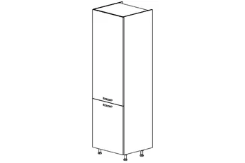 regál Kuchynský  KAMMONO F SD60D2/71 dvojdverový
