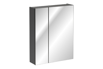 Skrinka zrkadlová do kúpeľne Monako Grey 840 - diamantová šedý 