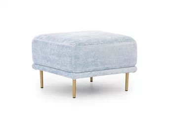 čalúnená Taburet Nicole na kovových nohách