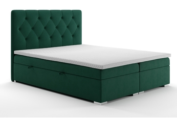 Boxspring posteľ s úložným priestorom Izyda 140x200