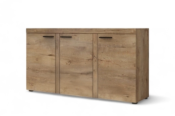 Komoda pro obývacího pokoje Luiza 3F - 149 cm - dub lefkas