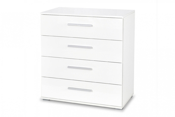 Komoda se zásuvkami Lima KM-3 - 77 cm - bílá