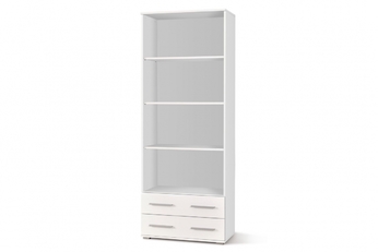 Regál na ksiazki Lima REG3 - 77 cm - bílá