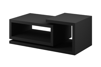 Konferenční stolek Bota 97 z wnekami 120 cm - Černý supermat