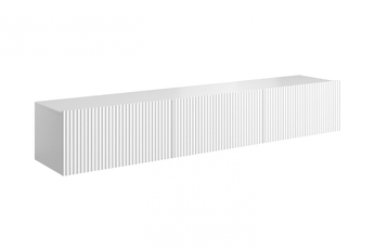 TV skrinka závesná Nicole 200 cm z szuflada - biely mat