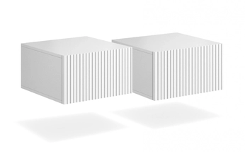 Komplet szafek nocnych Nicole 46 cm wiszacych - Biely