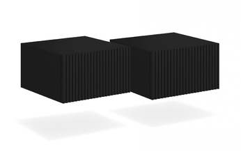 Komplet szafek nocnych Nicole 46 cm wiszacych - Čierny