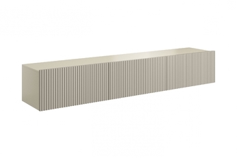 TV skrinka Nicole 200 cm závesná z szuflada - kašmír mat