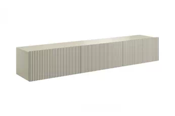 TV skrinka Nicole 200 cm závesná z szuflada - kašmír mat