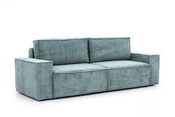 Rozkládací pohovka Flabio v šedé barvě s jednoduchým moderním designem