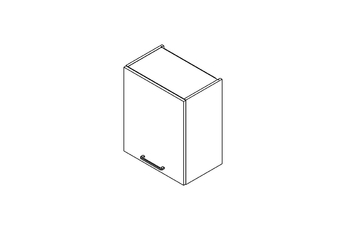 skříňka kuchyňská závěsná Kammono F W50.1/61 jednodveřová
