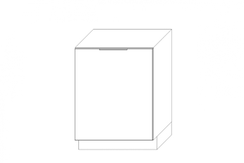 Přední část myčky nádobí 60cm Kammono K2 FZMYW60 se skrytým panelem