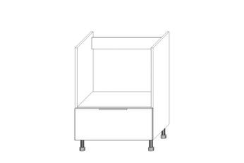 Skrinka Kuchynská dolná KAMMONO K2 DPKSS60 do riadu plyty grzewczej i kompaktowego piekarnika