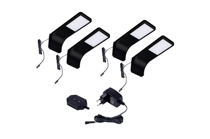Komplet oswietleniowy LED BELIZE Černý 4pkt  - výprodej