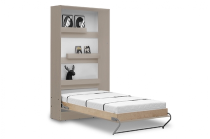 Vertikální sklápěcí postel 90x200 Basic New Elegance - congo / kašmír