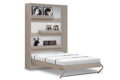 Vertikálna sklápacia posteľ Basic 120x200 - congo / kašmír