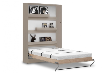 Vertikální sklápěcí postel Basic 120x200 - congo / kašmír