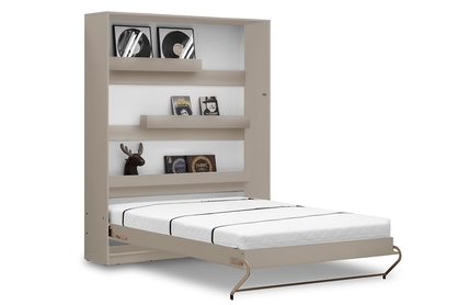 Vertikální sklápěcí postel Basic 140x200 - congo / kašmír