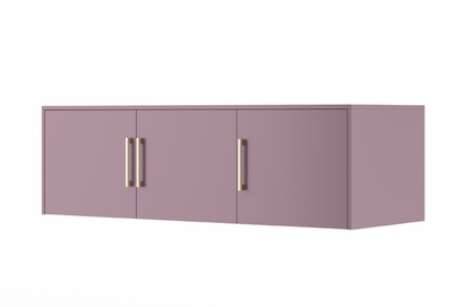 Nástavec na skříň Lutori II D3 - 147 cm - švestka