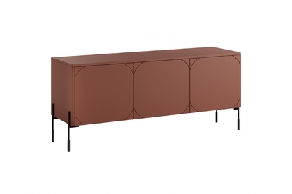 TV stolík Sonatia 150 cm - burgundová