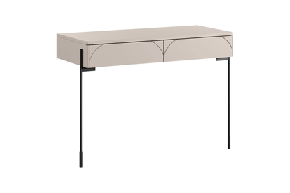 Toaletný stolík Sonatia 100 cm s dvoma zásuvkami - kašmír