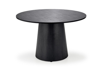Okrúhly stôl Ginter 120 cm - čierny