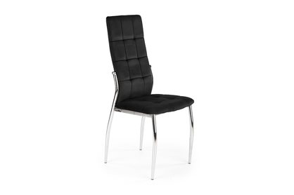 K416 Židle Černý velvet (1p=4szt)