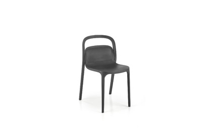 K490 Židle plastik Černý(1p=4szt)