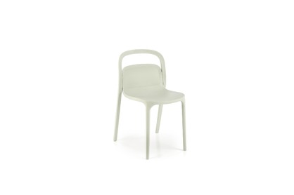 K490 Židle plastik Zelený(1p=4szt)