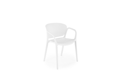 K491 Stolička plastik Biely (1p=4szt)