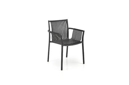 K492 Židle Fekete
