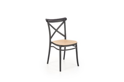 K512 Židle Černý / Hnědý