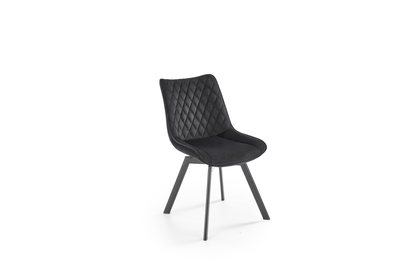K520 Židle Nohy - černé, Sedák - Černý (1p=2szt)