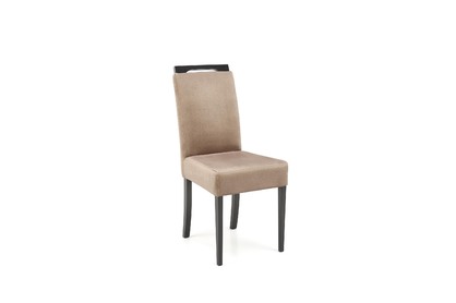 Židle čalouněné Clarion 2 - Černý / Béžová