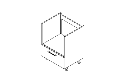 KAMMONO M4 DPK60 - Skrinka na vstavanú rúru so zásuvkou Metalbox