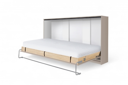Sklápěcí postel horizontální 90x200 Basic New Elegance - congo / kašmír