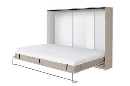 Sklápěcí postel horizontální 140x200 Basic New Elegance - congo / kašmír