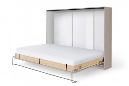 Sklápacia posteľ horizontálny 140x200 Basic New Elegance - congo / kašmír