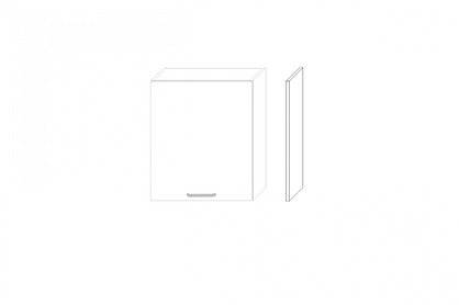 KAMMONO M4 Bočný krycí panel na závesnú skrinku - výš. 71 cm