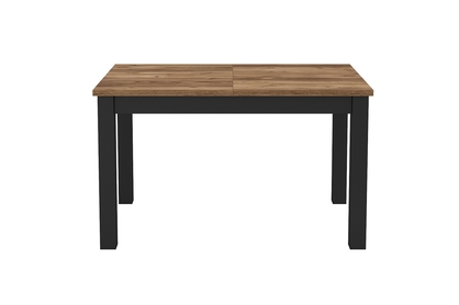 Stôl rozkladany Olin 92 do jedálne 130-175x85 - appenzeller fichte / Čierny mat