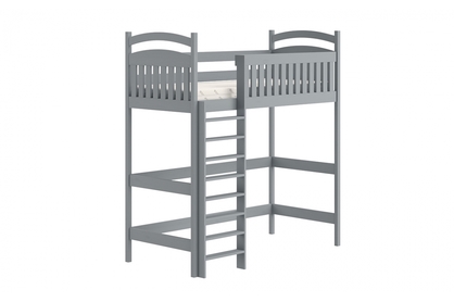 Vyvýšená detská posteľ Amely ZP 006 - Farba šedý, rozmer 80x160