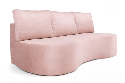 Belin kinyitható kanapé - rózsaszín Cloud 60 / Hullámrugóval