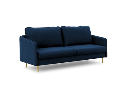 Canapea cu funcție de dormit Taila - Velutto 11, Picioare aurii